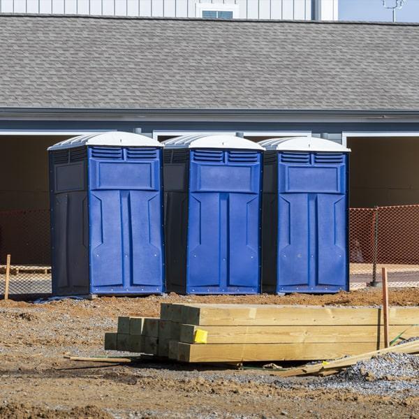 Heavy-duty construction site porta potty in Chehalis, Washington